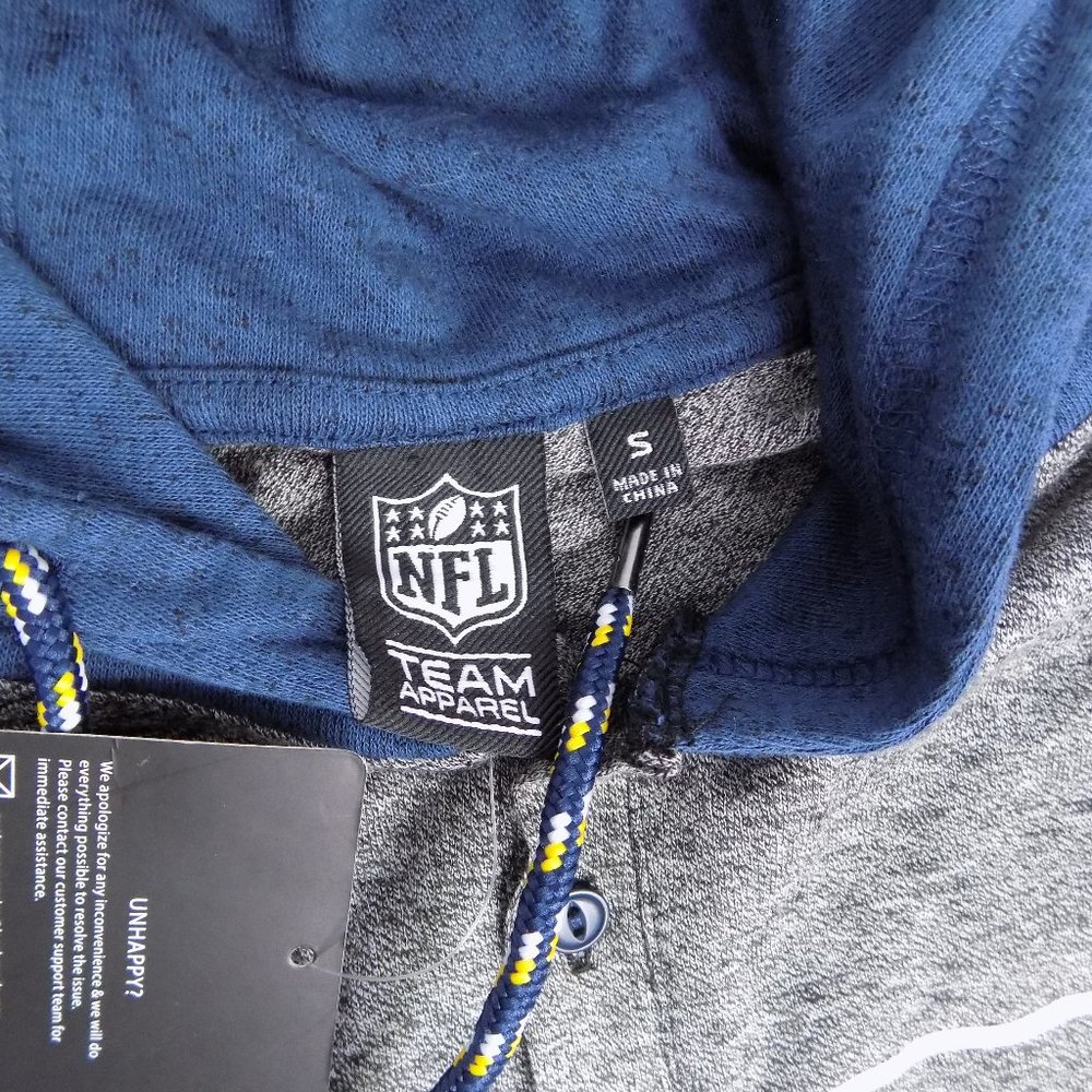 LA Chargers NFL Team Apparel Womens Long Sleeve Pullover Hoodie Sz Small - Picture 8 of 8